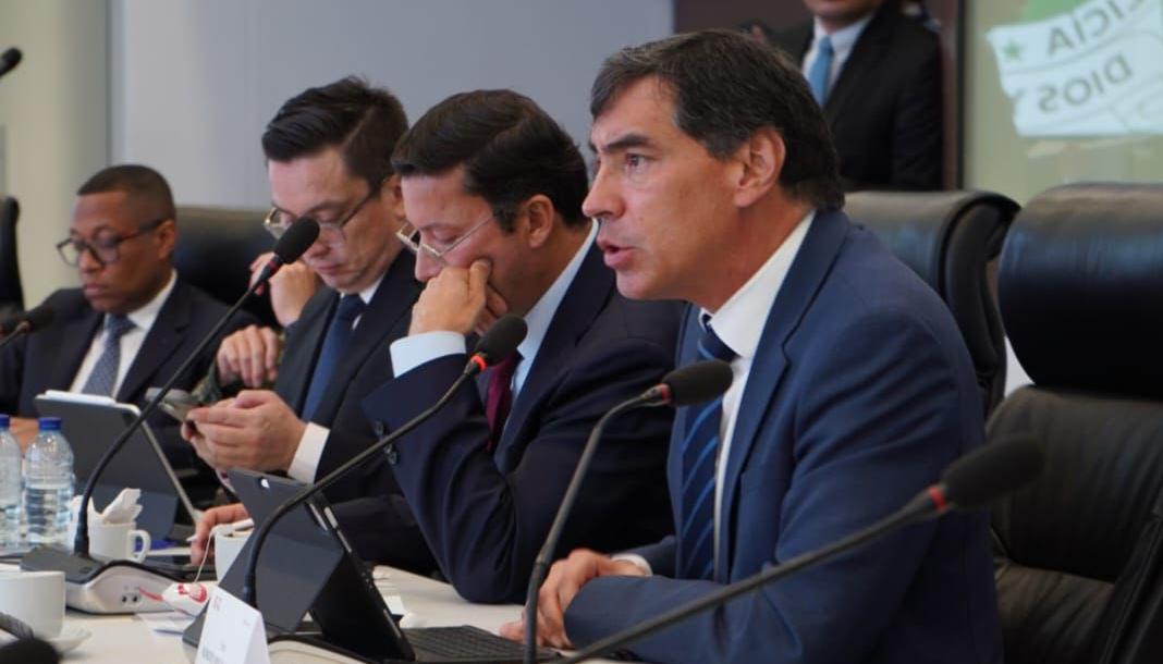 El magistrado Álvaro Hernán Prada, presidente del CNE.