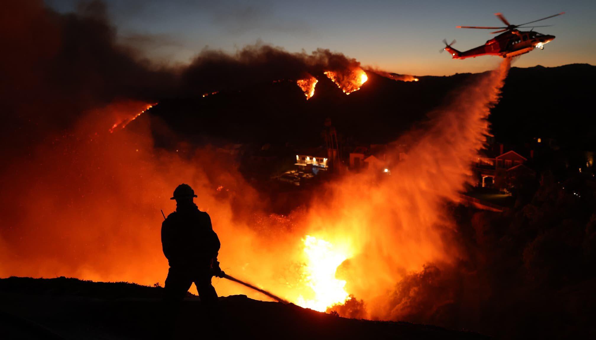 Incendio en Los Ángeles.