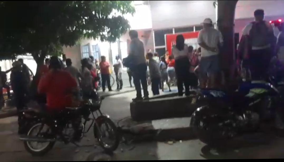 Camino Simón Bolívar anoche