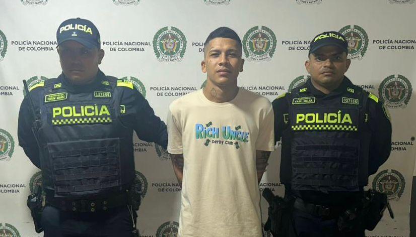 Álvaro De Jesús Pinzón Durán fue capturado por la Policía. 