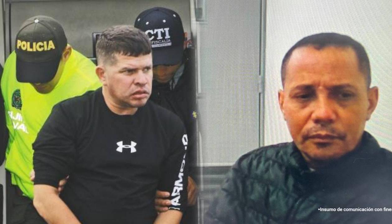 Francisco Luis Correa y su señalado asesino Samuel Zuleta Márquez.
