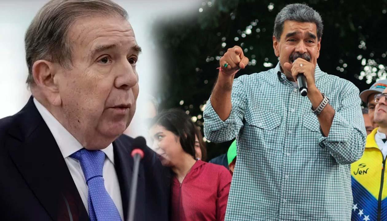 Edmundo González y Nicolás Maduro.