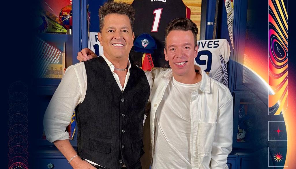 Carlos Vives y Rigoberto Urán.
