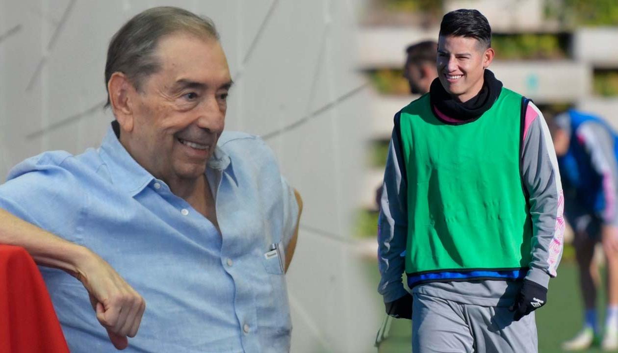 Fuad Char Abdala y James Rodríguez.