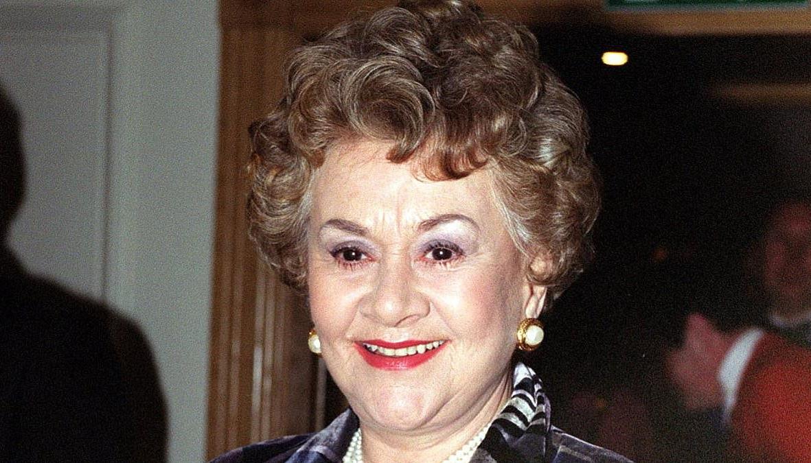 La actriz británica Joan Plowright.