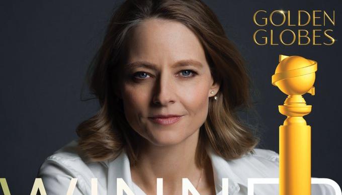 Jodie Foster, ganadora de Globo de Oro. 