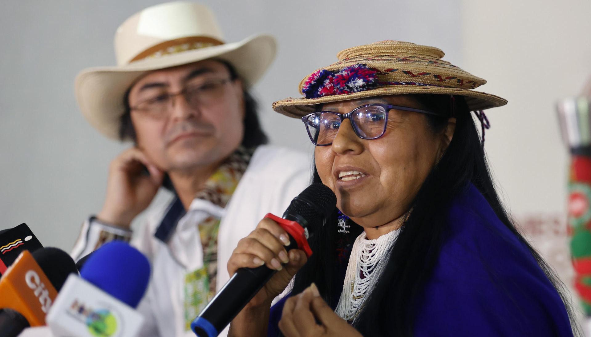 Secretario de la Organización Nacional Indígena de Colombia y vocera de Autoridades Indígenas del Suroccidente.