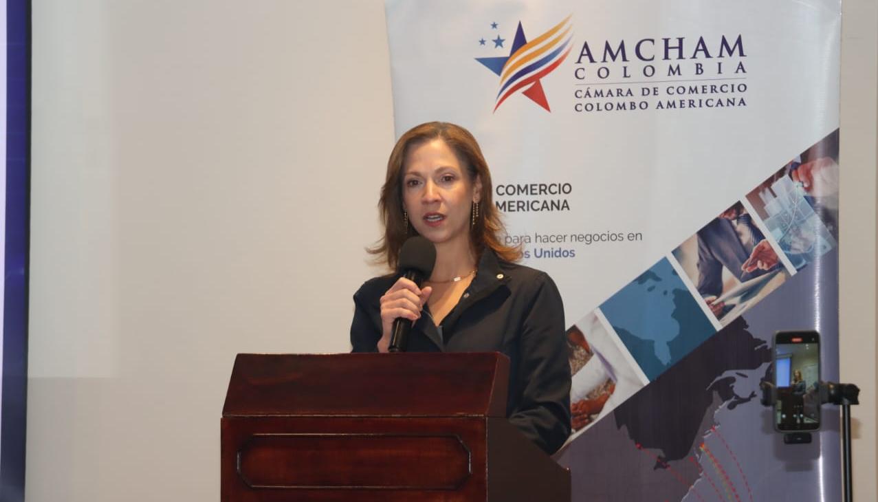María Claudia Lacouture, presidenta ejecutiva de AmCham Colombia.