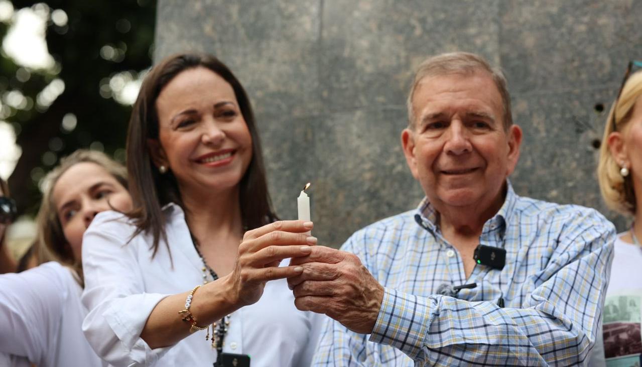 María Corina Machado y Edmundo González.