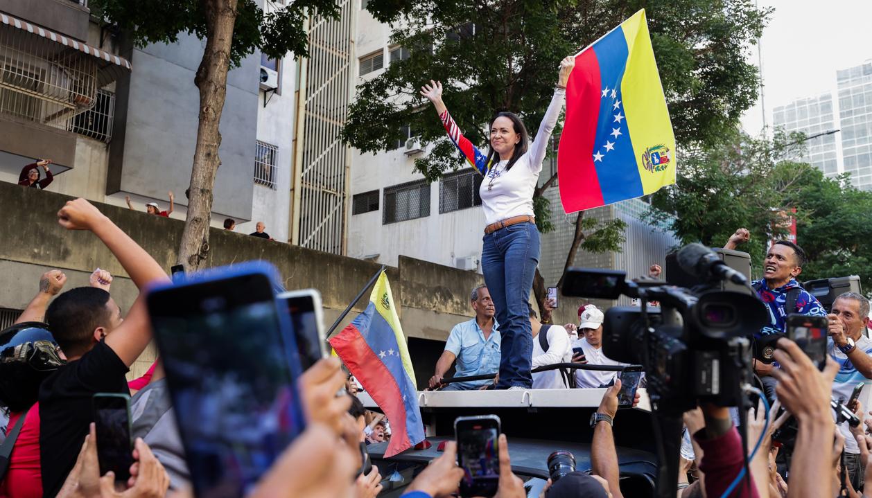 La líder opositora María Corina Machado.