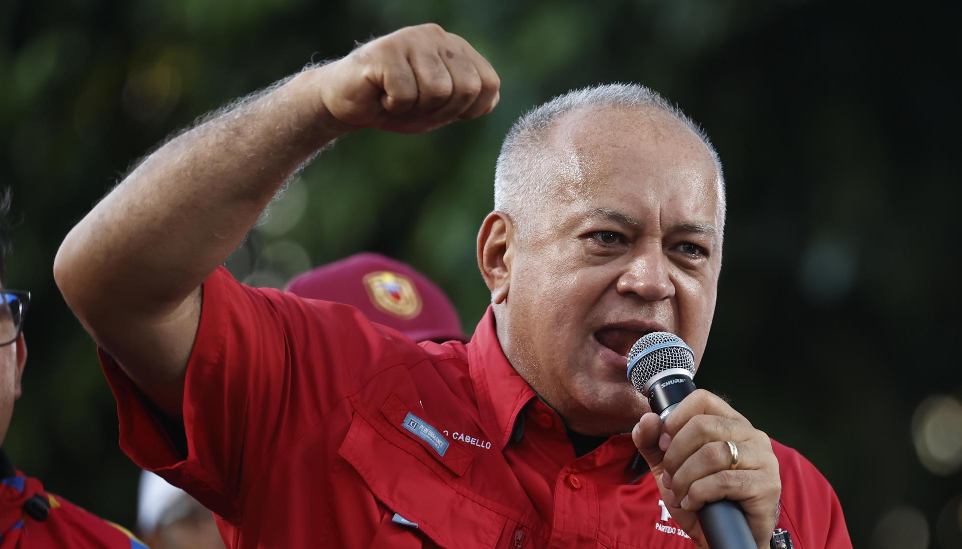 Ministro de Interior de Venezuela, Diosdado Cabello. 