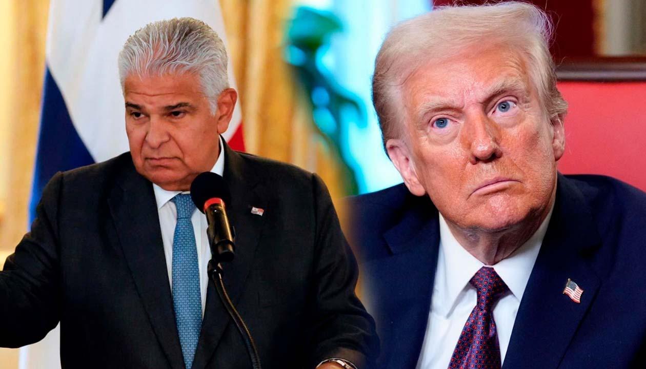 José Raúl Mulino y Donald Trump.