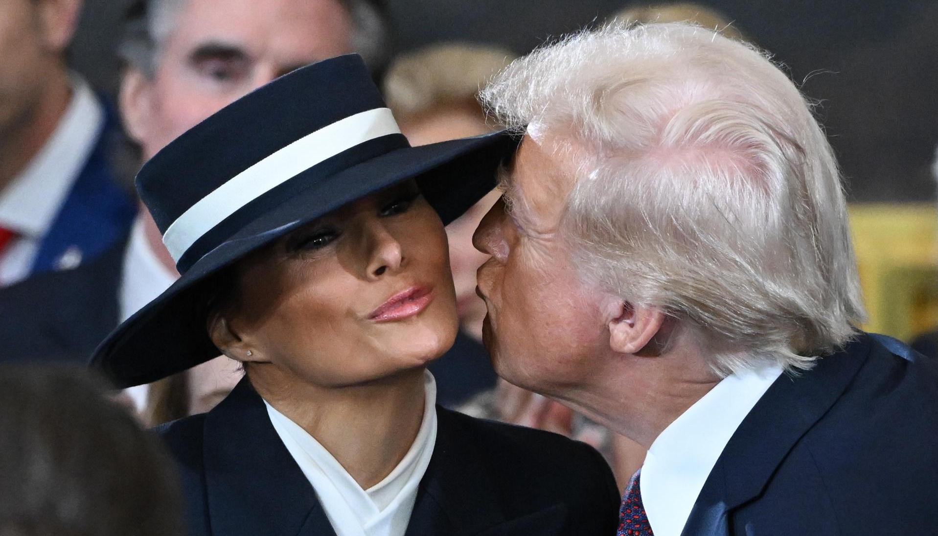 Donald Trump y Melania.