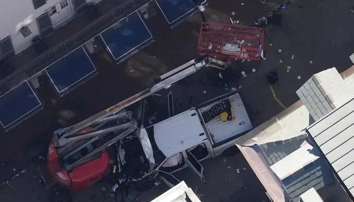 Camioneta con la que se cometió el hecho.