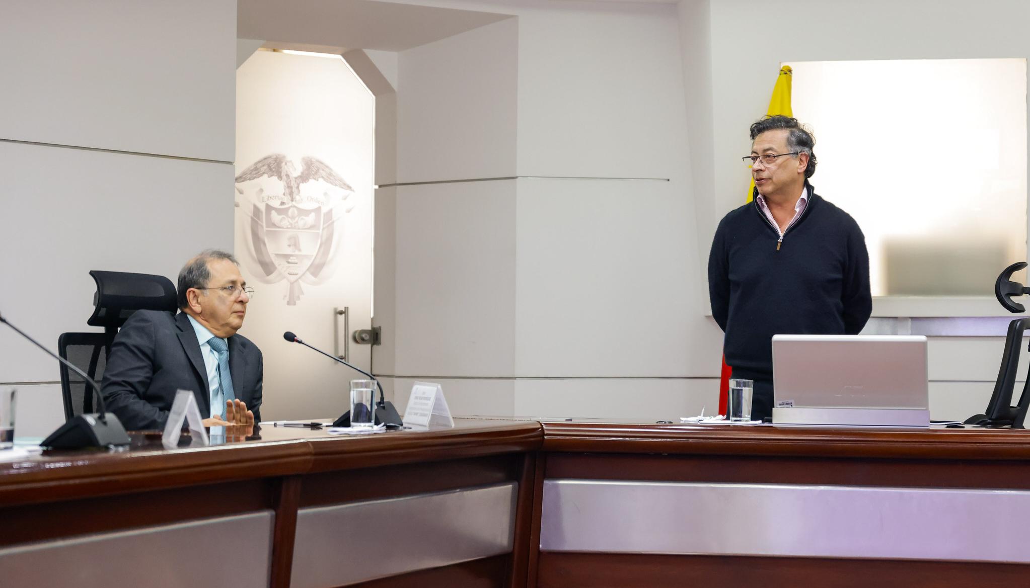 El Presidente de Colombia, Gustavo Petro.