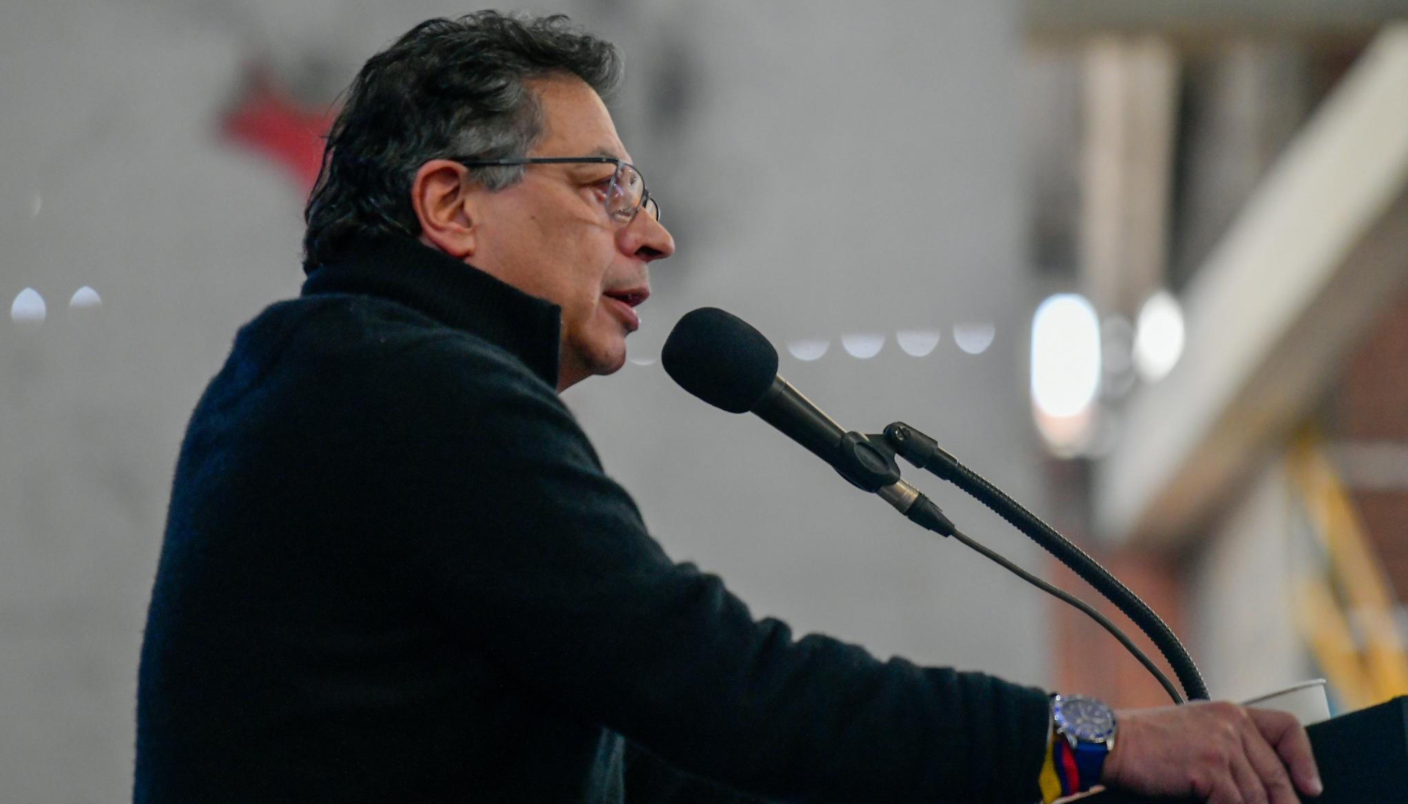 El Presidente Gustavo Petro.