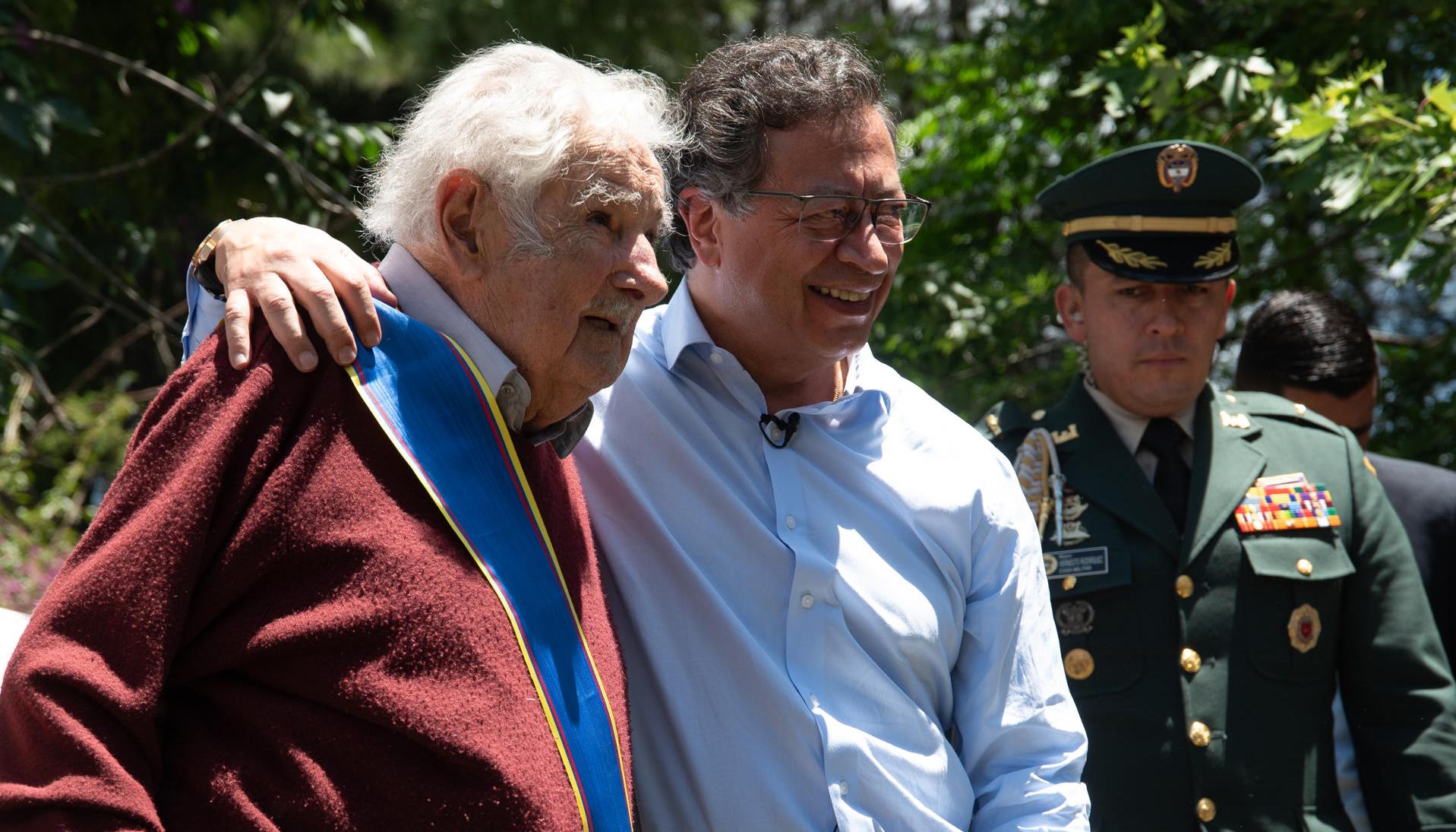 José Mujica y Gustavo Petro.
