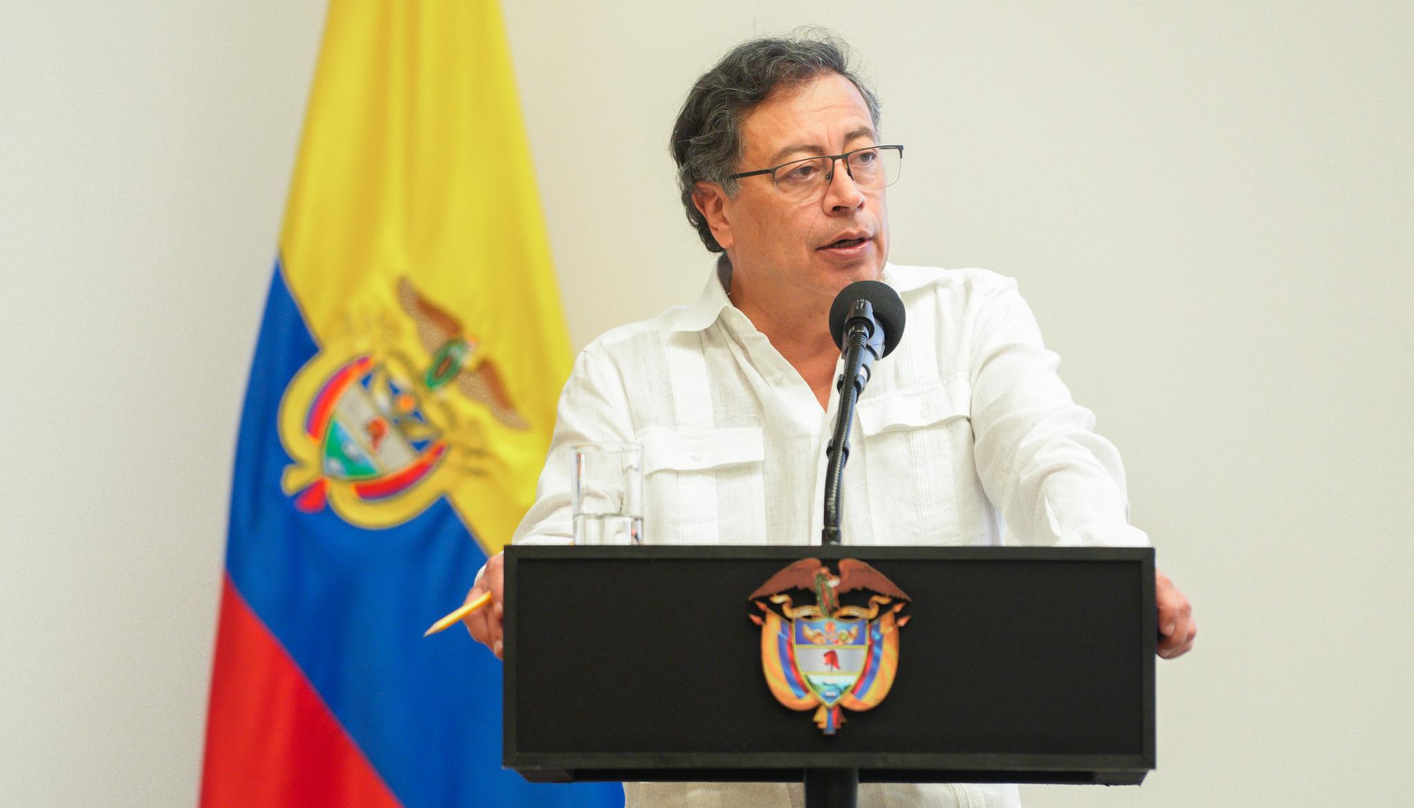 El Presidente Gustavo Petro.