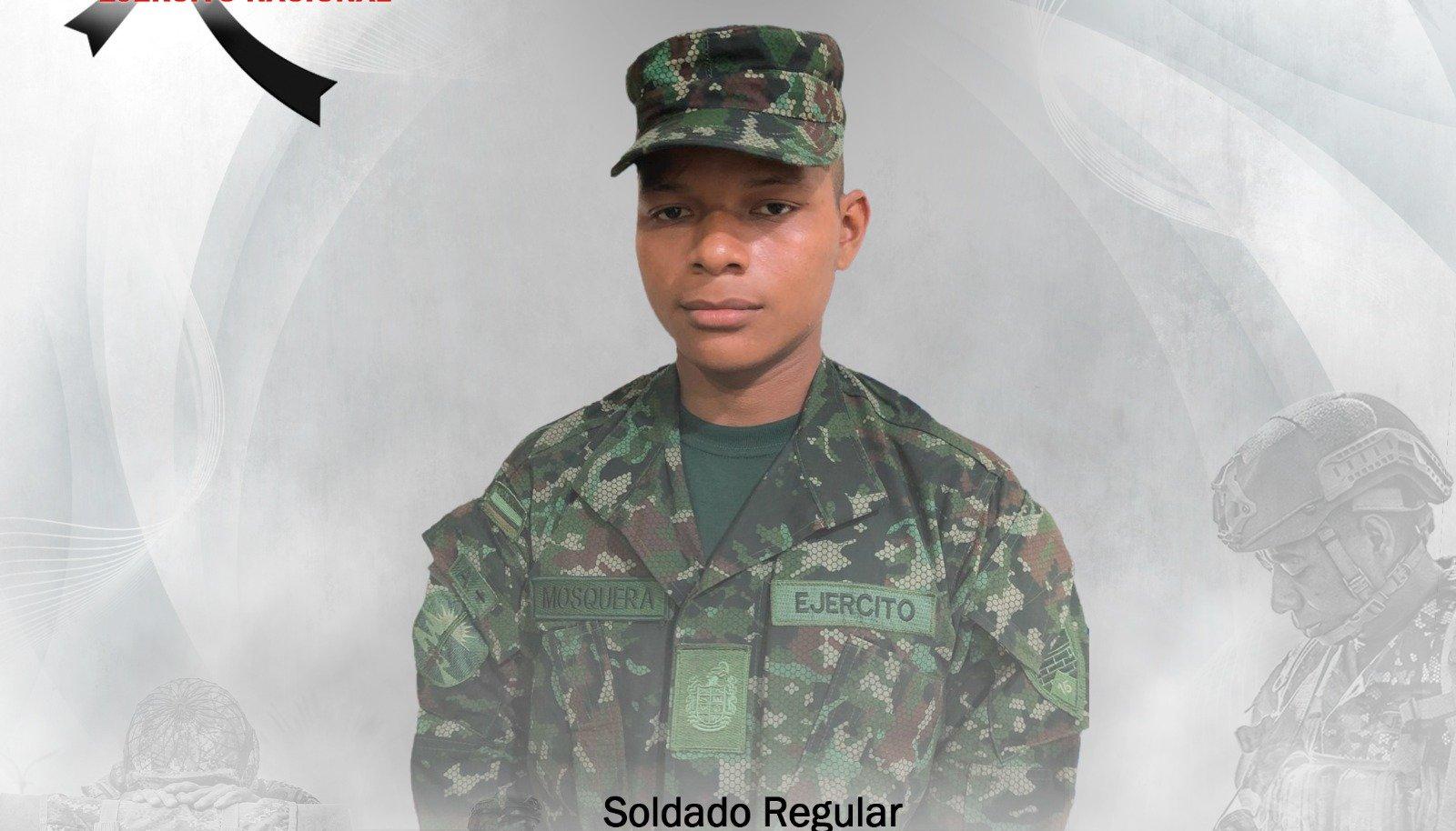 Soldado Willinton Mosquera.