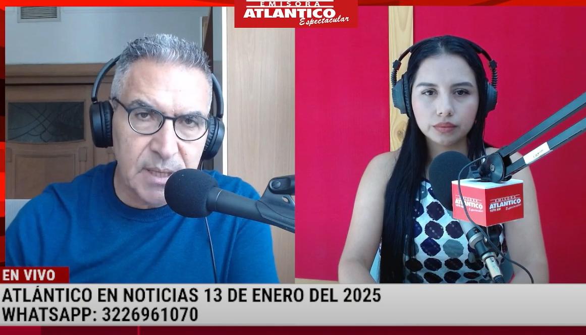 Transmisión de Atlántico en Noticias.