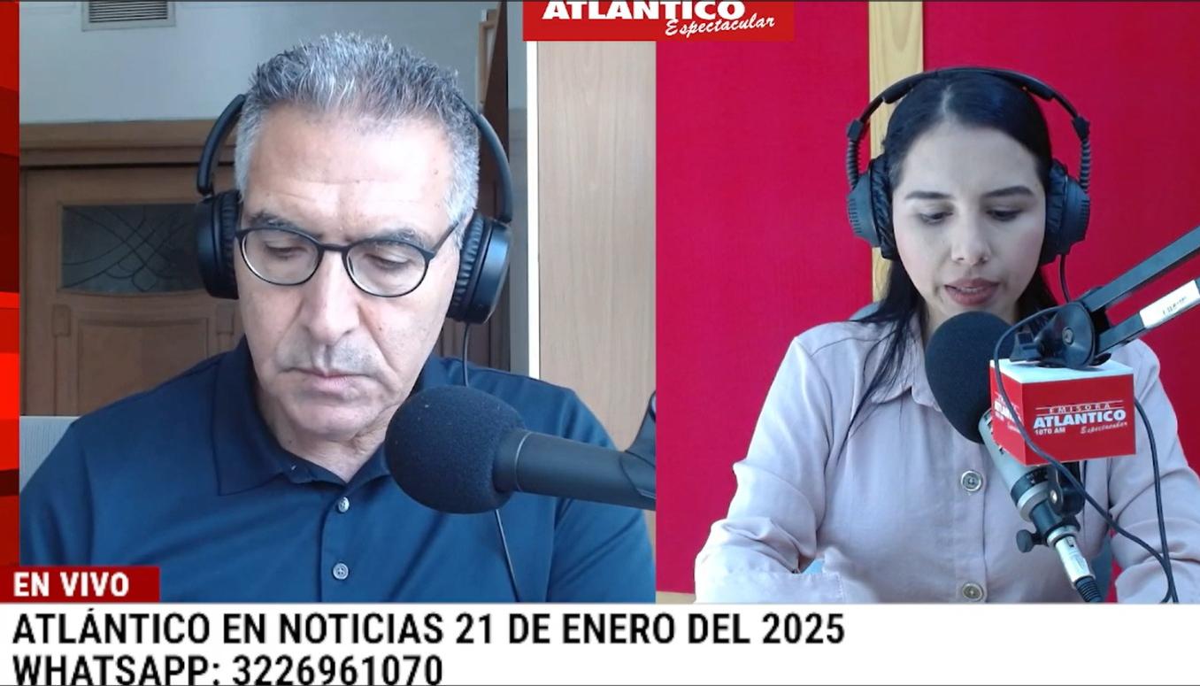 Transmisión de Atlántico en Noticias.