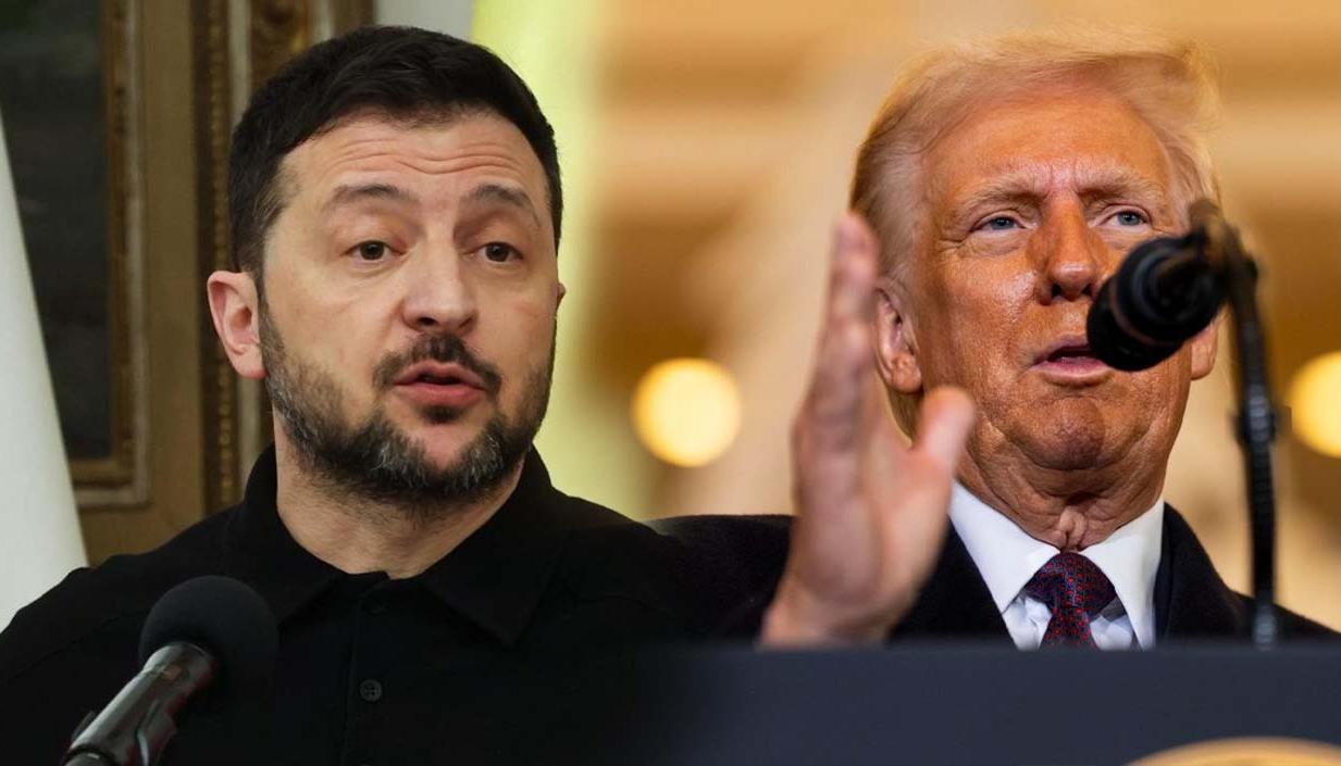 Volodímir Zelenski y Donald Trump.