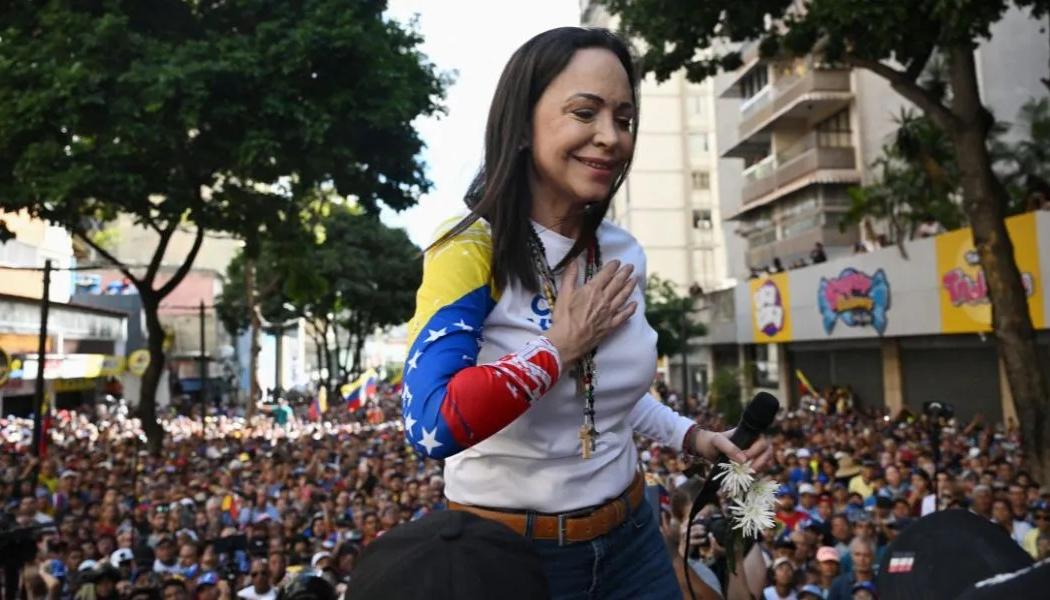 Líder opositora María Corina Machado.