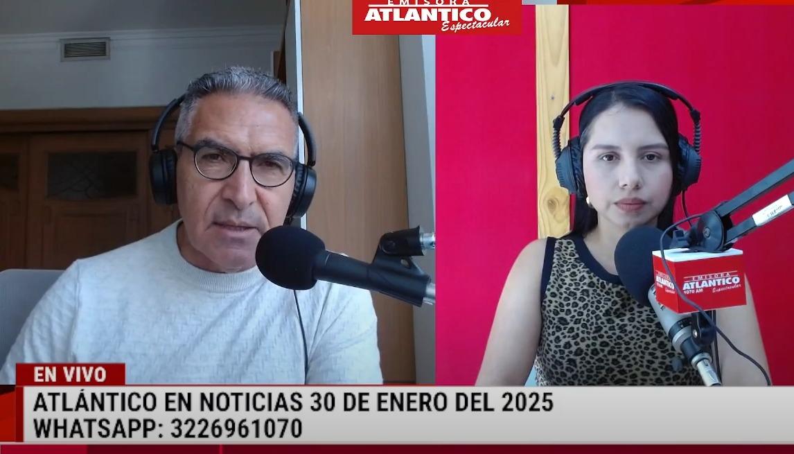 Transmisión de Atlántico en Noticias.