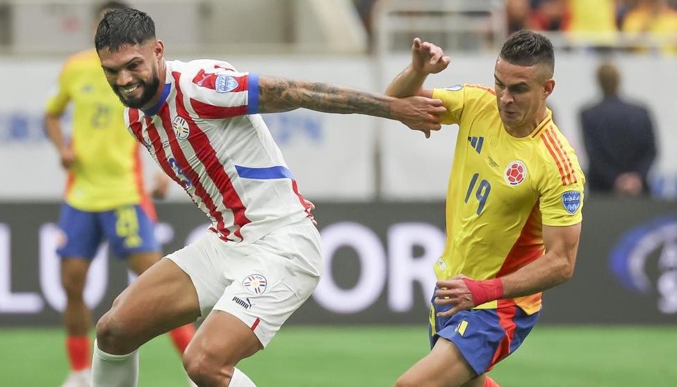 Colombia y Paraguay se enfrentaron por última vez en la Copa América 2024.