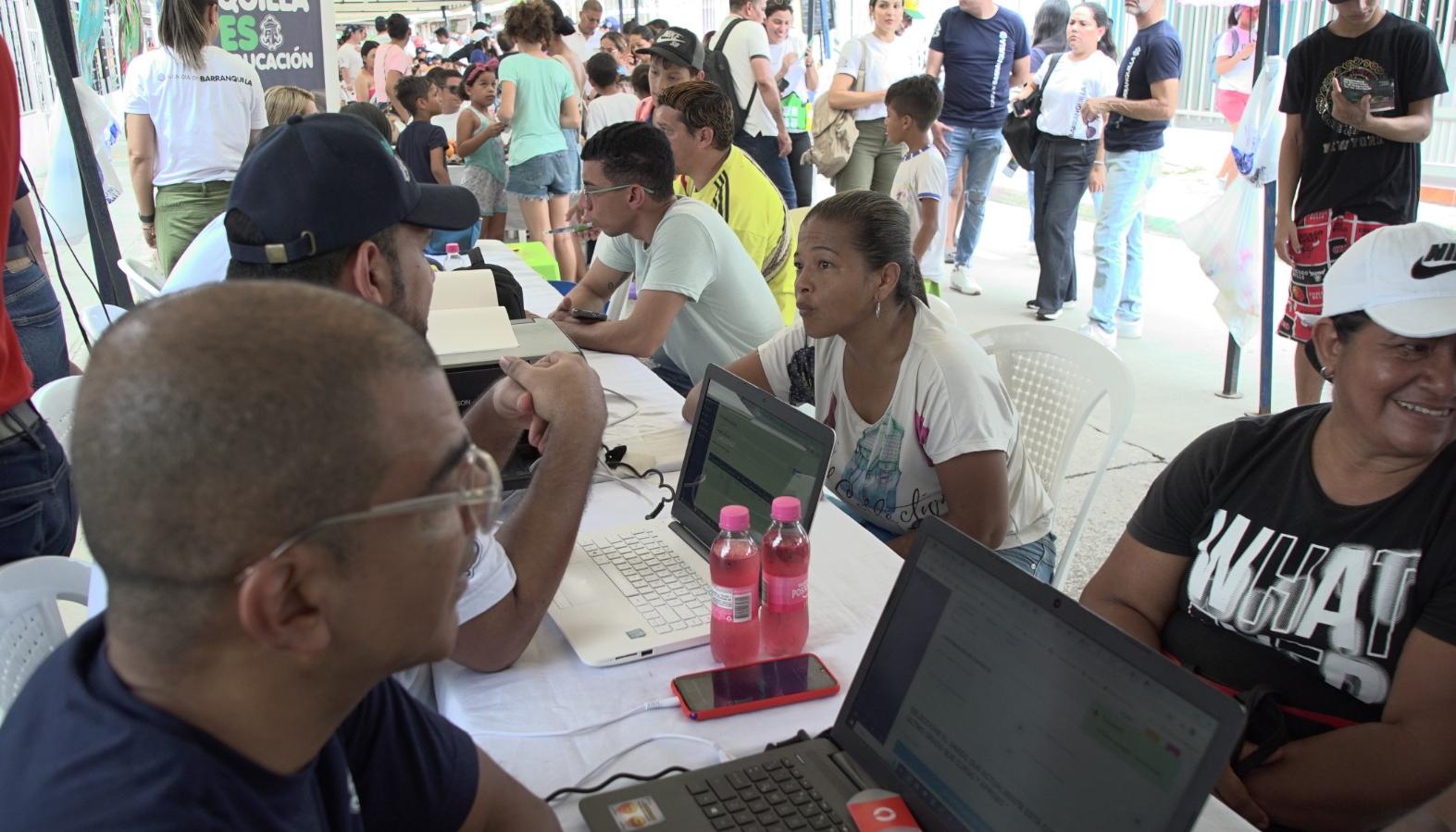 Jornada de oferta institucional en barrios. 