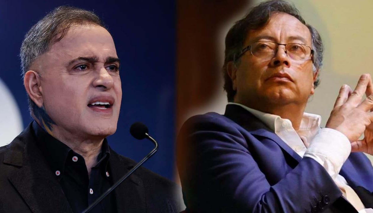 Tarek William Saab, Fiscal General de Venezuela, y Gustavo Petro, Presidente de Colombia.