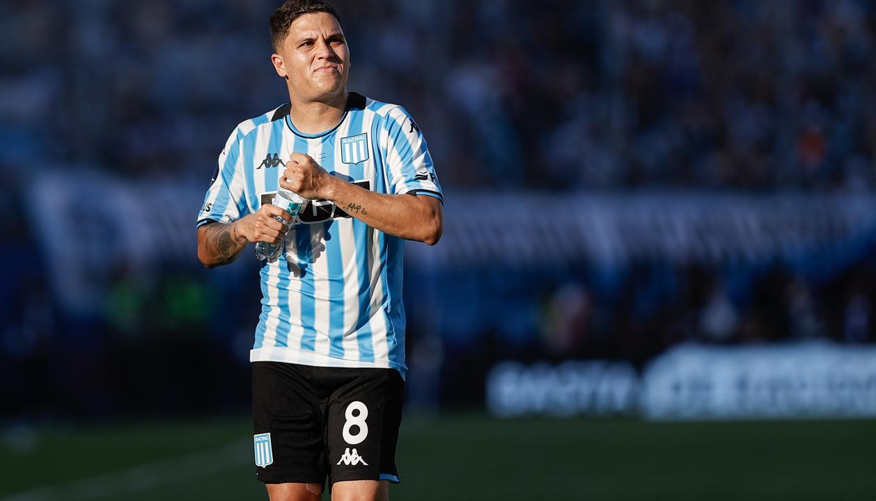 Juan Fernando Quintero dijo adiós a Racing de Avellaneda.