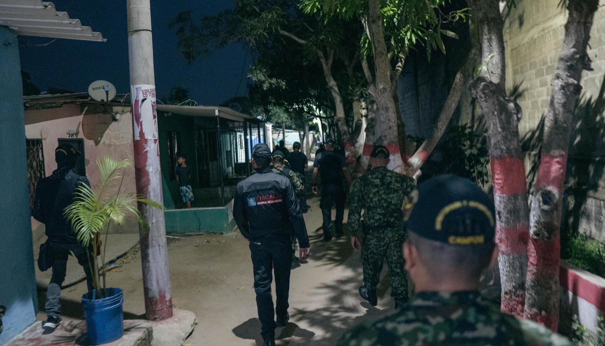 Caravana de seguridad en Soledad.