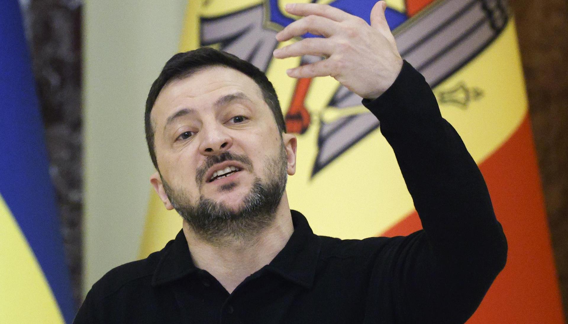 Volodímir Zelenski, Presidente de Ucrania.