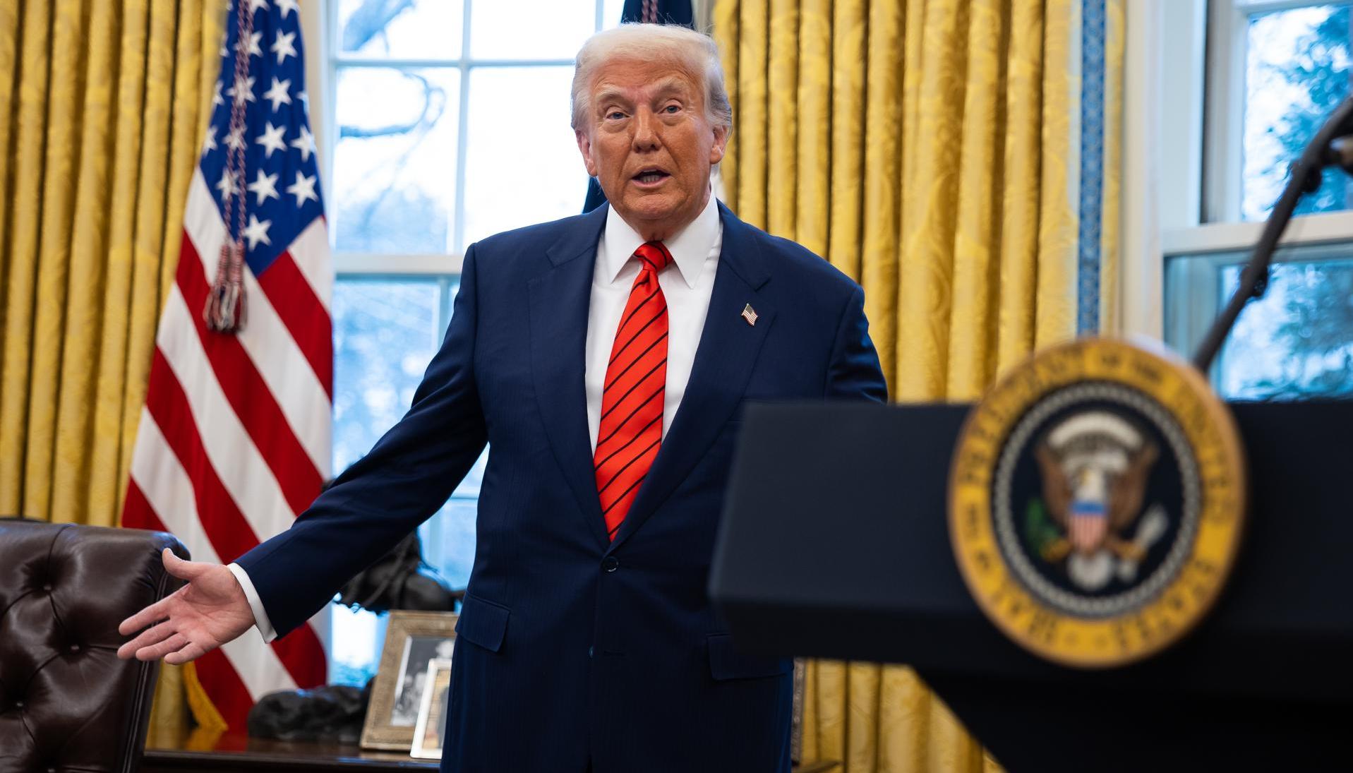 Donald Trump, Presidente de Estados Unidos.