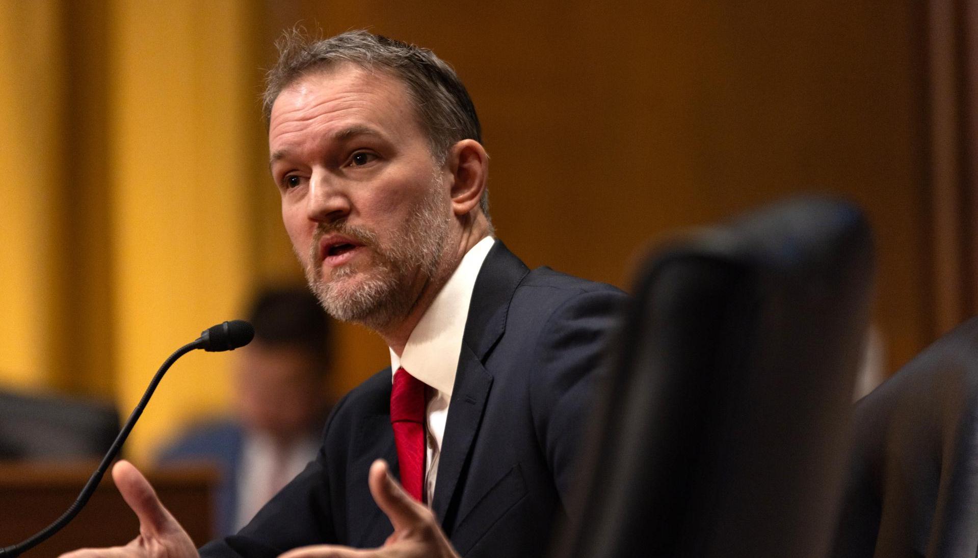 El nominado del Presidente Donald Trump para representante comercial de EE.UU., Jamieson Greer.