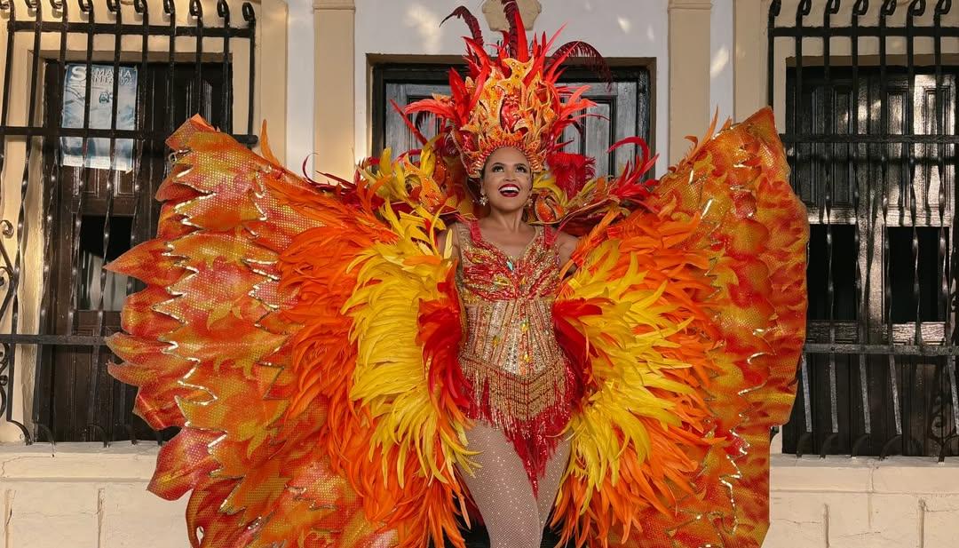 Jarilyn Fandiño, Reina del Carnaval de Santo Tomás. 