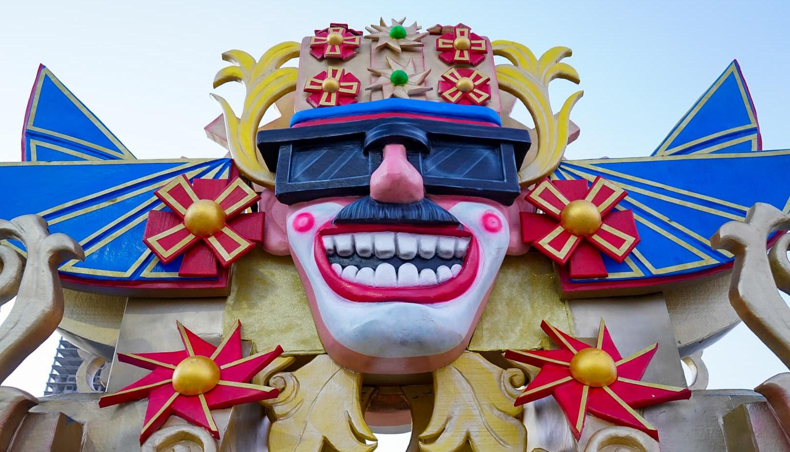 Las macro figuras alusivas al Carnaval estarán hasta el mes de marzo. 