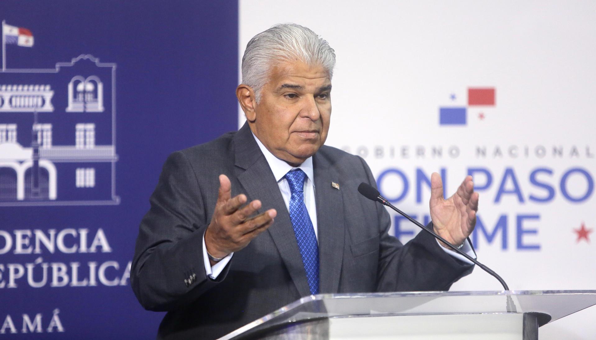 José Raúl Mulino, Presidente de Panamá.
