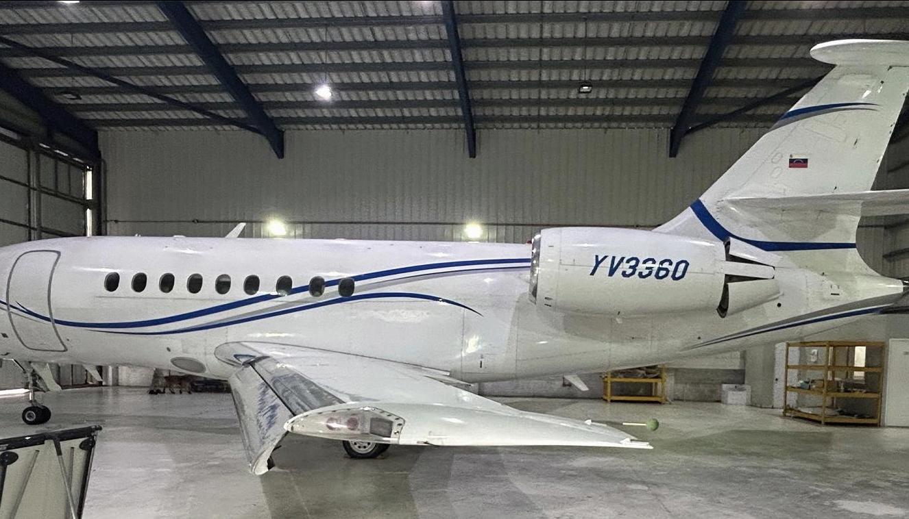 La aeronave confiscada.