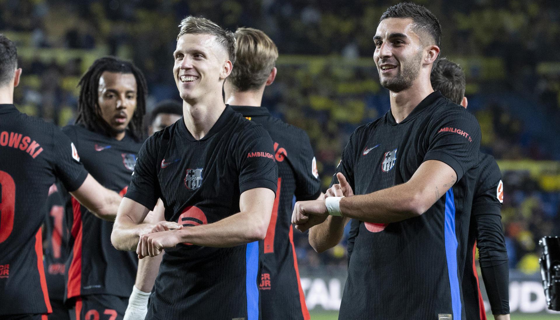 Dani Olmo y Ferran Torres, autores de los goles.