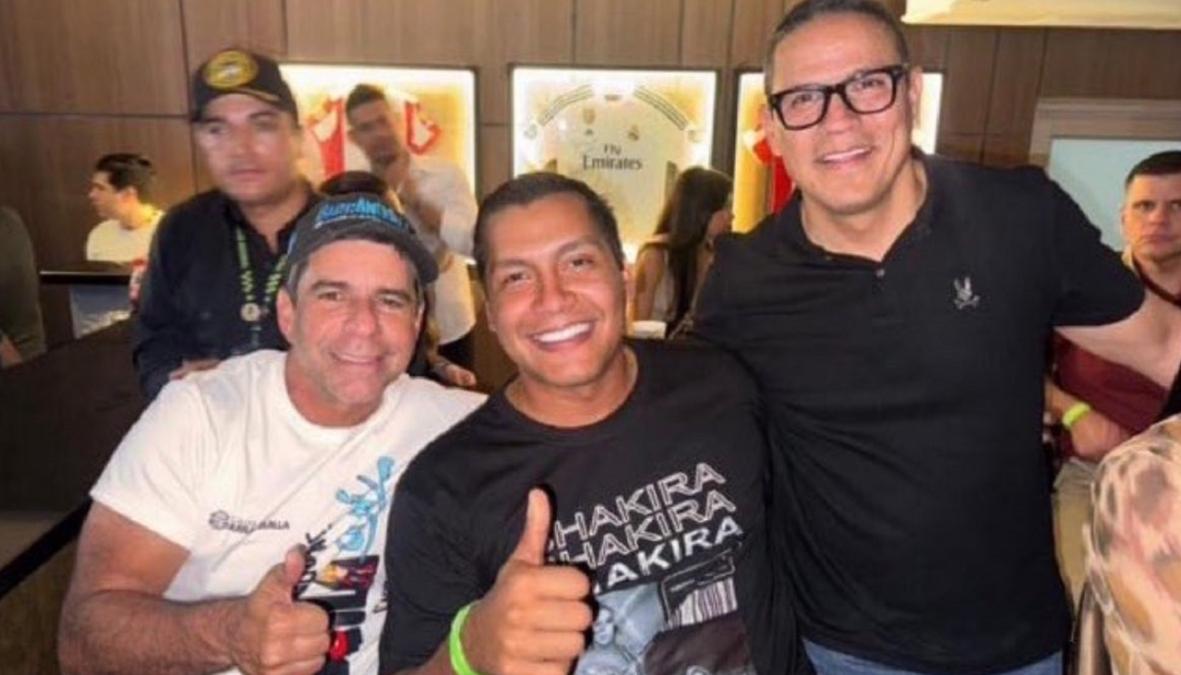 El Alcalde de Cúcuta, Jorge Acevedo, presenció el concierto de Shakira este jueves.