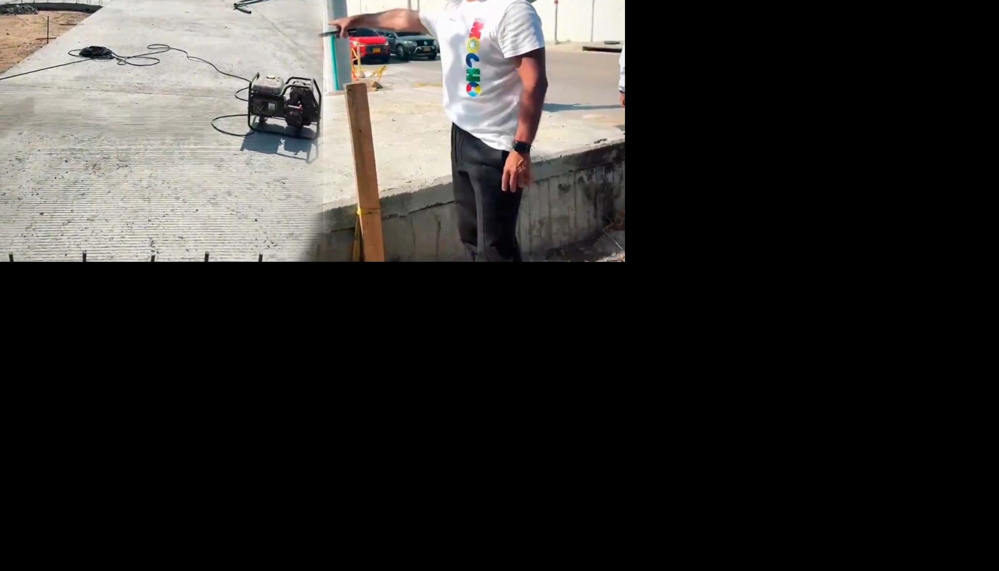 La calle 98 y el Alcalde Alex Char.