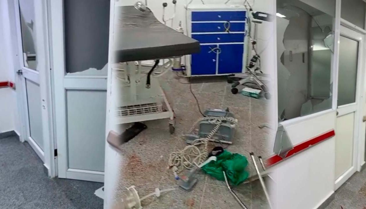 destrozos en el Camino La Manga.