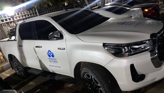 Camioneta robada esta mañana en La Guajira. 