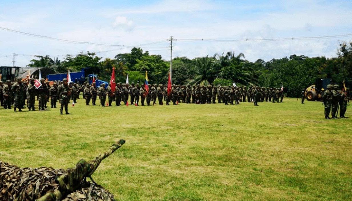 Batallón del Ejército en Tibú, Norte de Santander. 