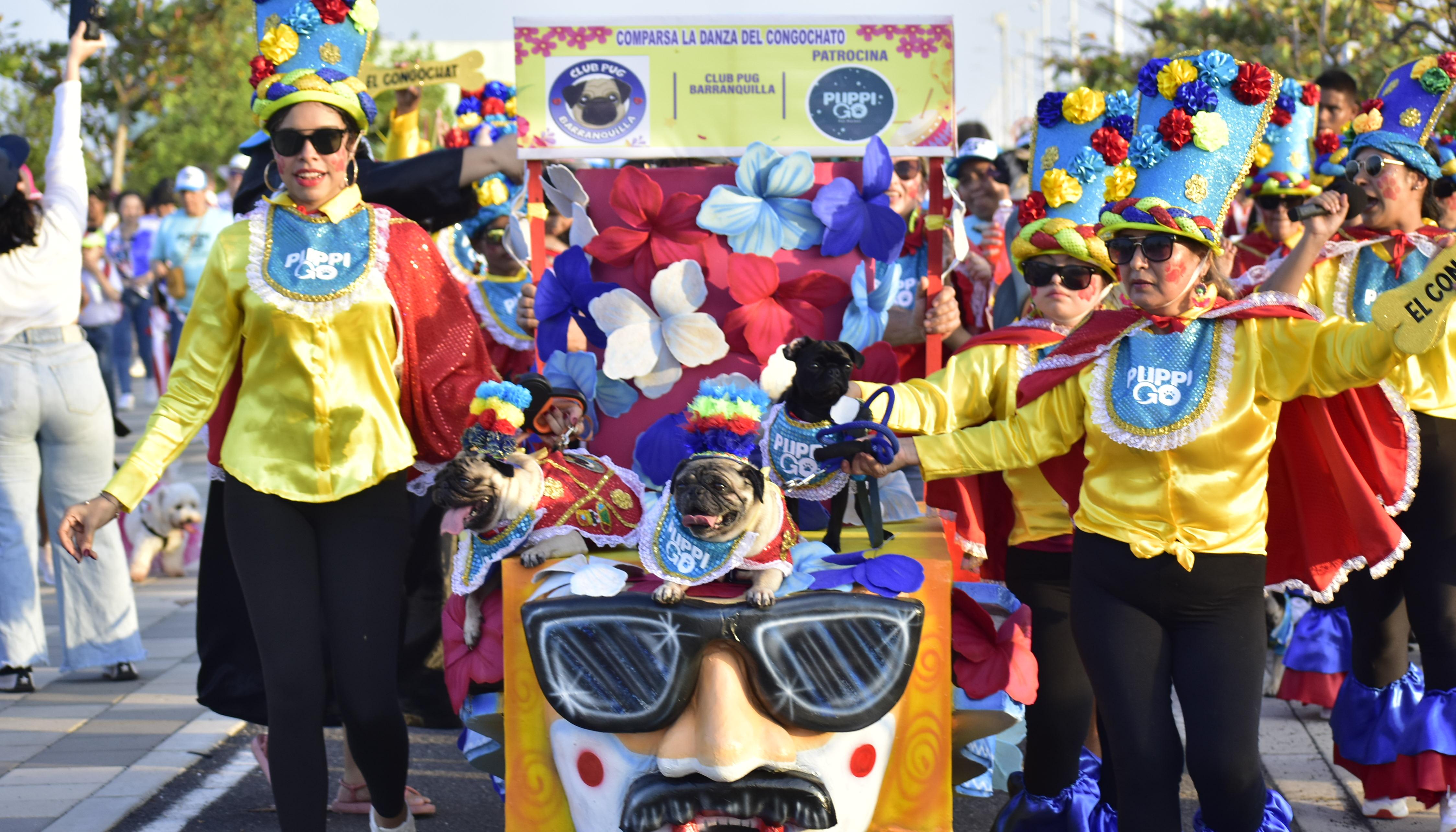 Imagen de un desfile en el Malecón.