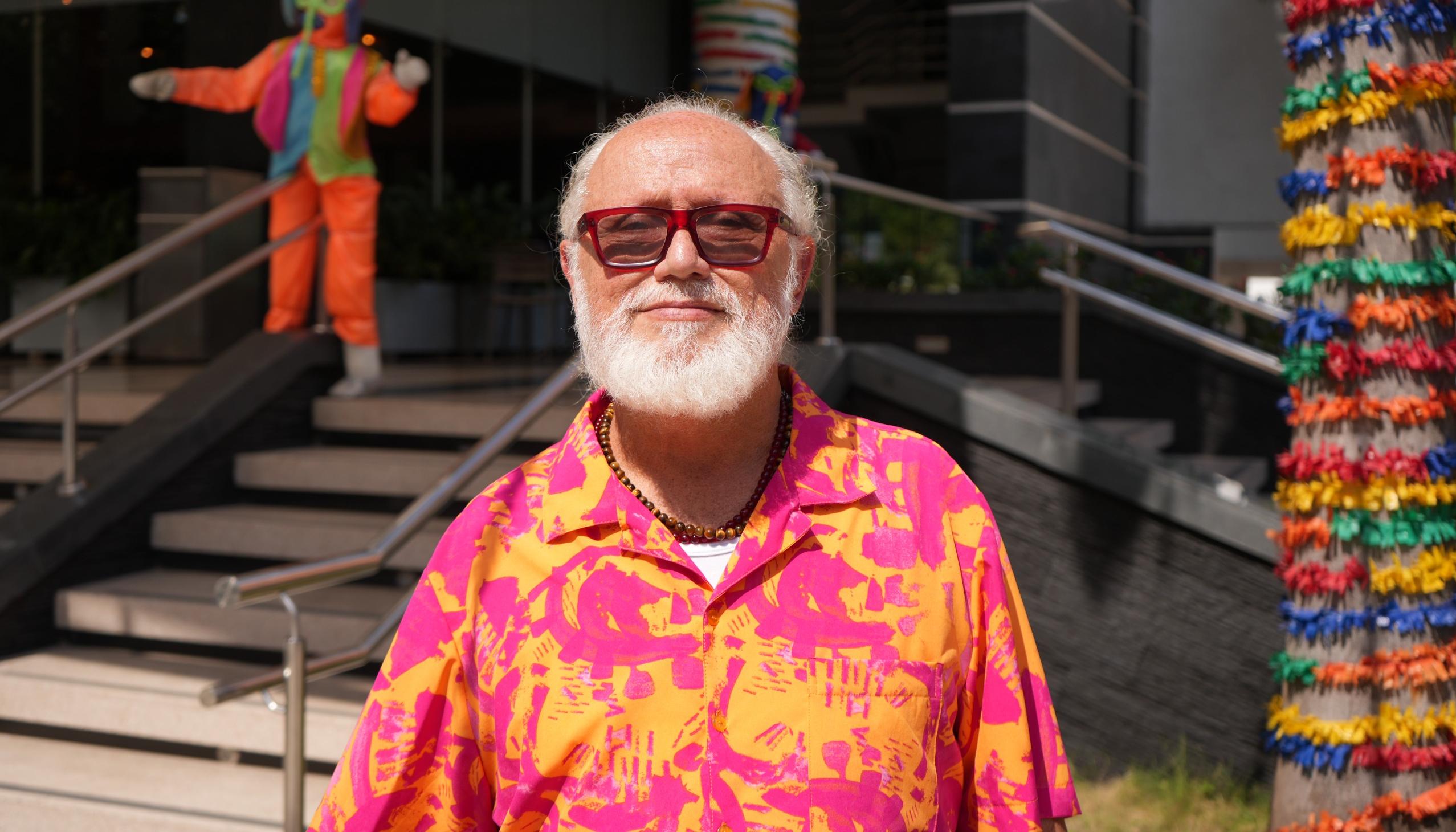 Darío Moreu, director y fundador de la Carnavalada. 