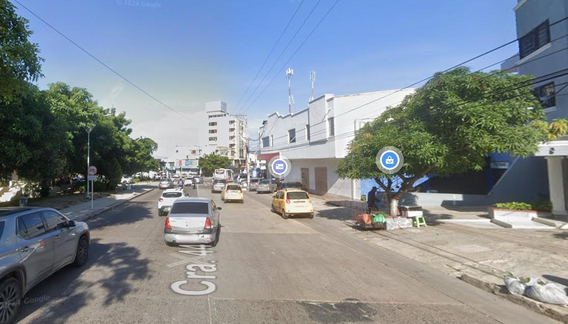 Carrera 44 con calle 72.