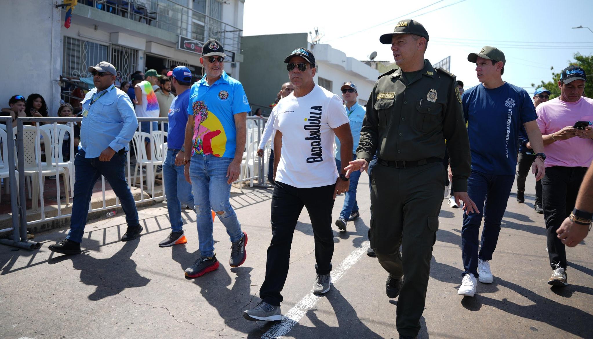 Alejandro Char previo al Desfile de la Guacherna.